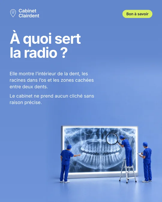 Publication À quoi sert la radio : une radiographie seulement si elle change la prise en charge
